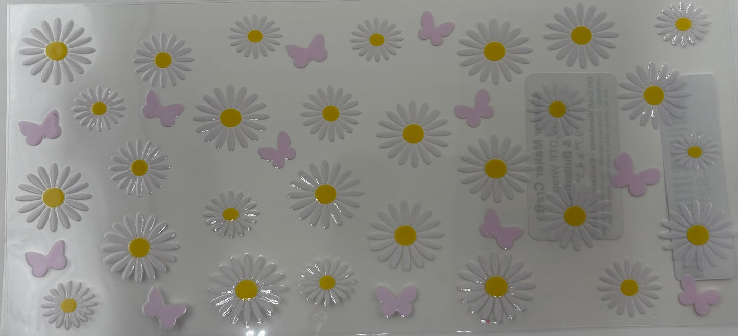 Daisies and Butterflies
