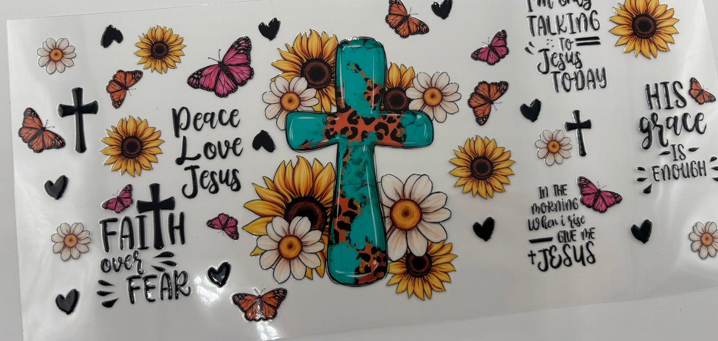 Teal Cross