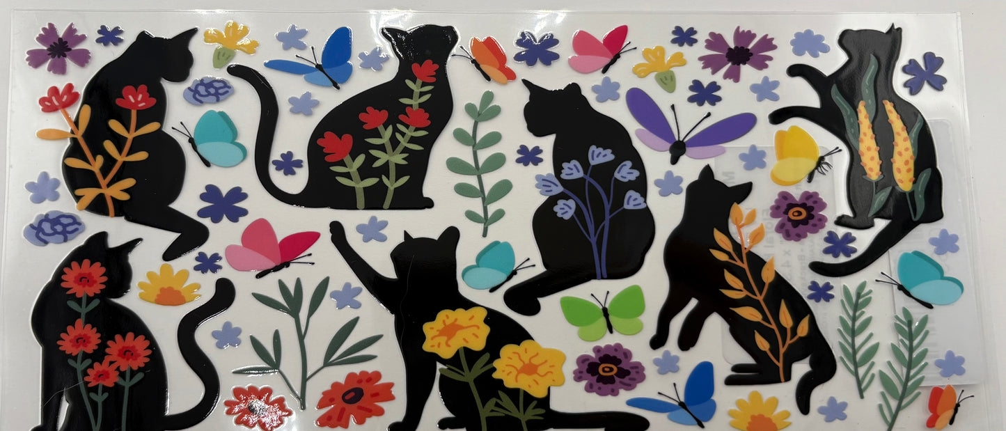 Cats and Flowers