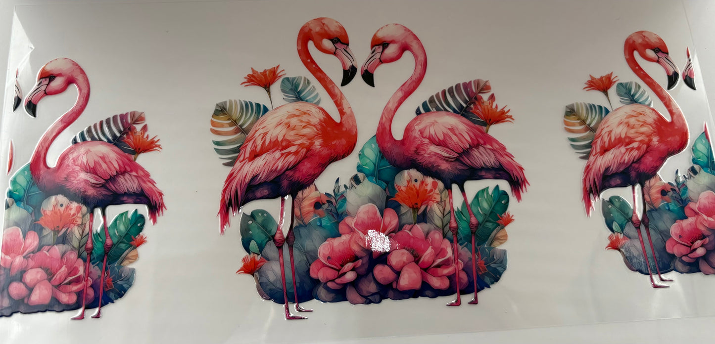 Fancy Flower Flamingos
