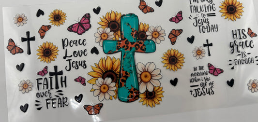 Teal Cross