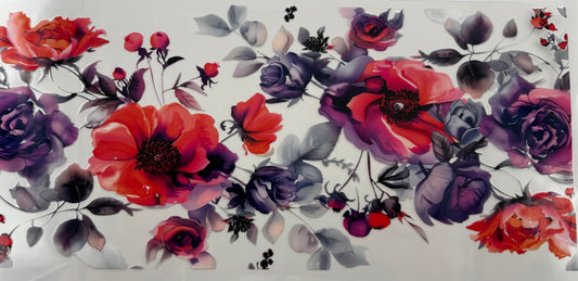 Red and Purple Poppies