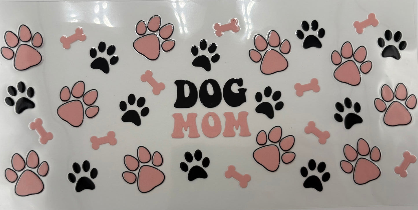 Dog Mom Paw Prints