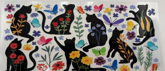 Cats and Flowers