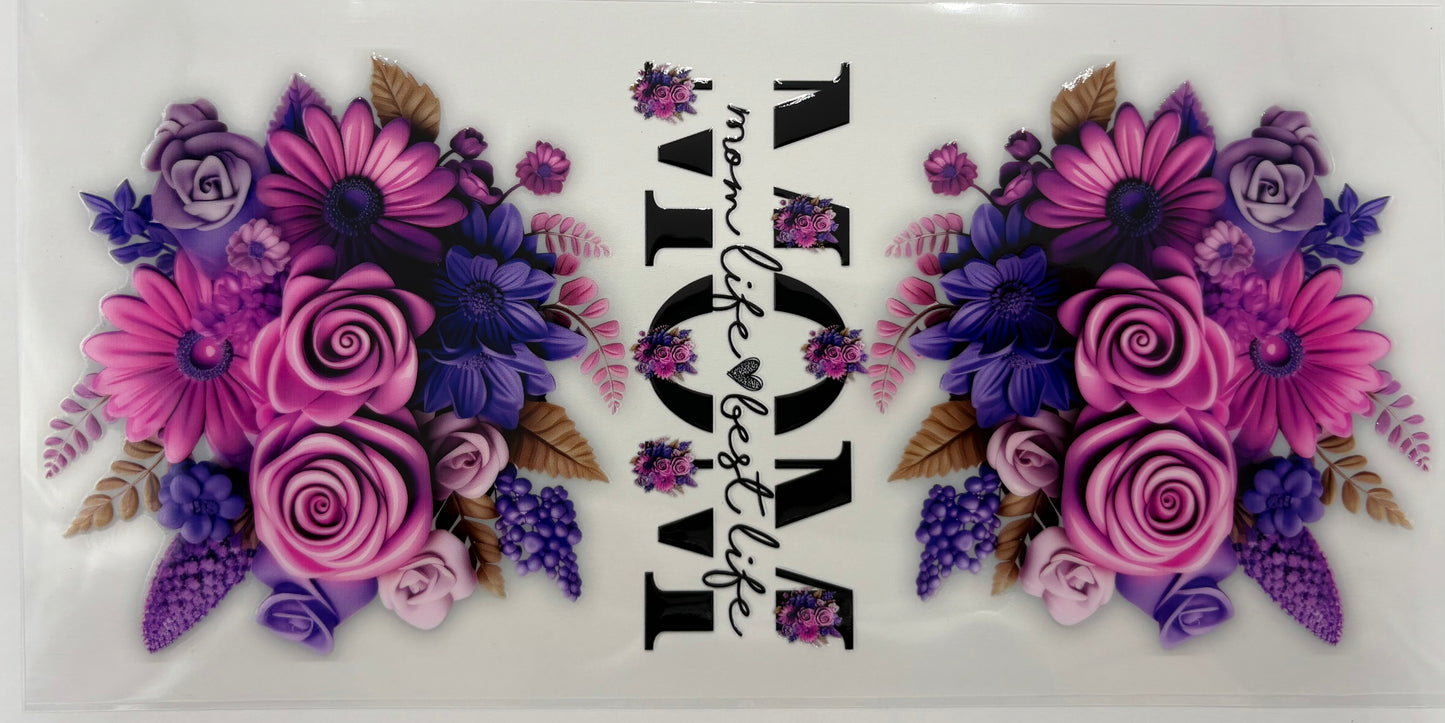 Mom Life Best Life purple